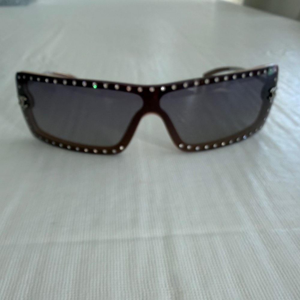 Chanel Studded Oversized Sunglasses